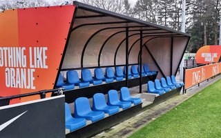 Strak maatwerk voor Oranje: nieuwe dugouts op KNVB Campus