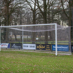 Professioneel vast voetbaldoel 7,32x2,44 Kooi-model van SKOR | 100x120 mm aluminium profiel, duurzaam en wedstrijdklaar